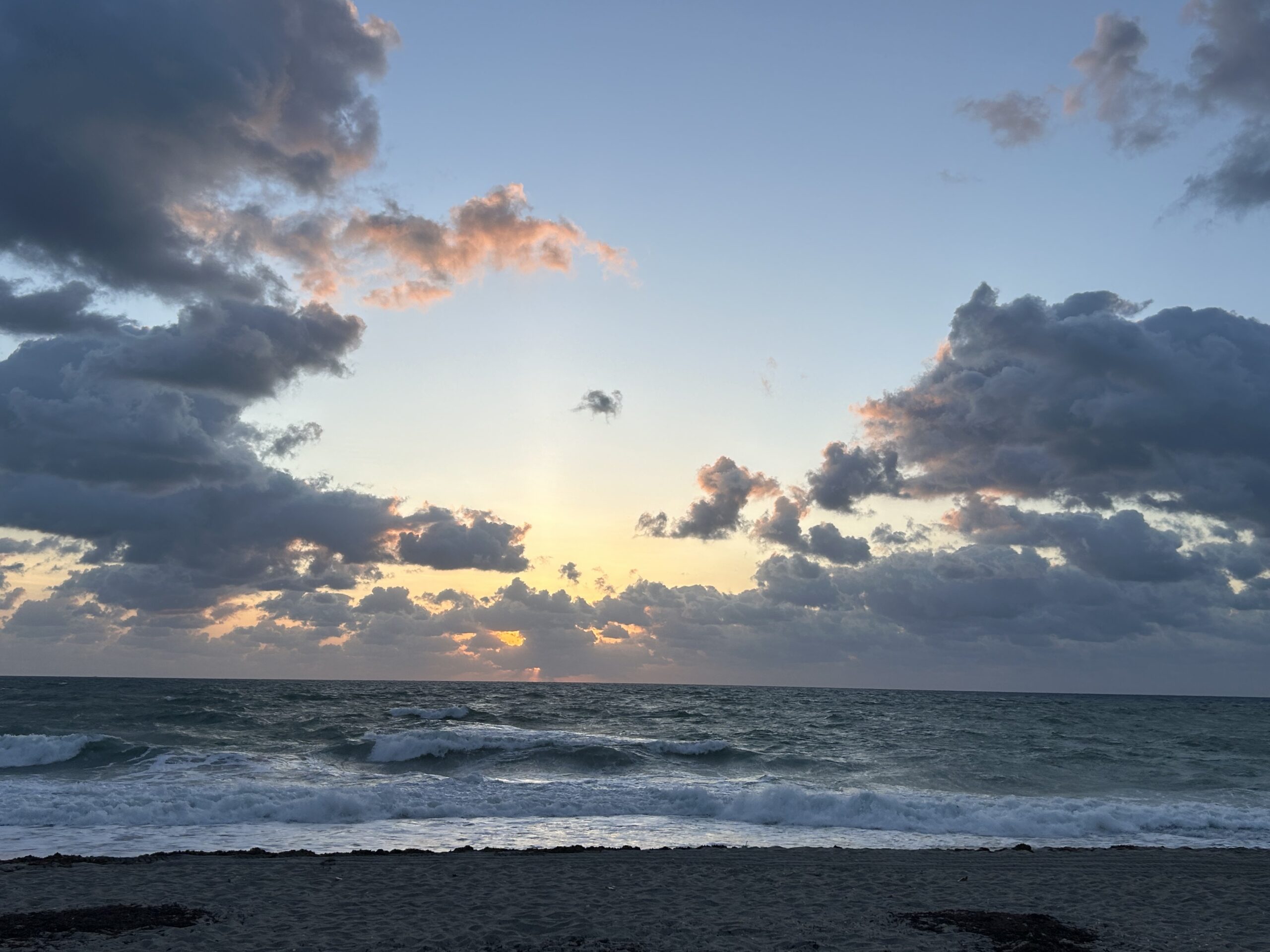 Atlantic sunrise at Juno Beach: June, 2024