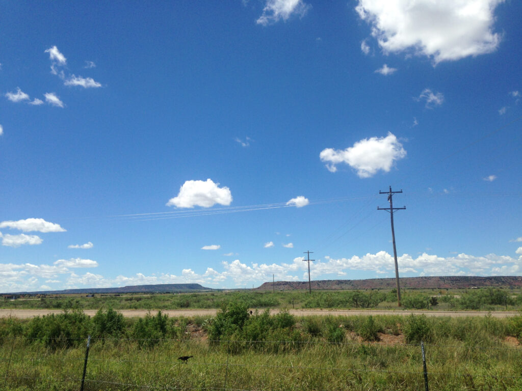 Just outside Newkirk, New Mexico